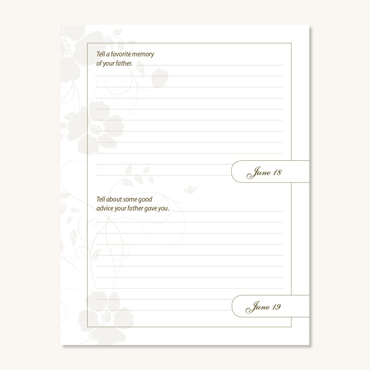Grandma, Tell Me Your Memories Hardbound Book/Journal