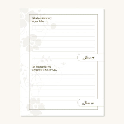 Grandma, Tell Me Your Memories Hardbound Book/Journal