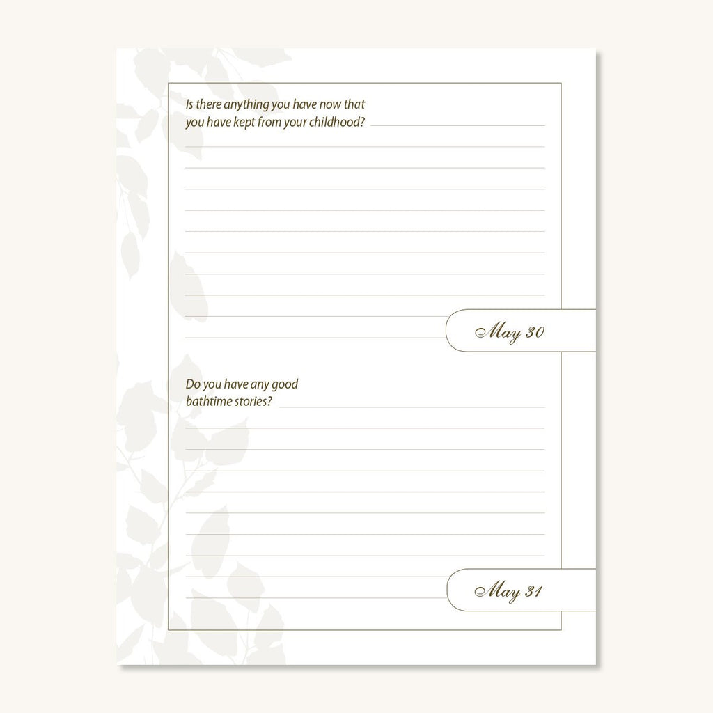 Grandpa, Tell Me Your Memories Hardbound Book