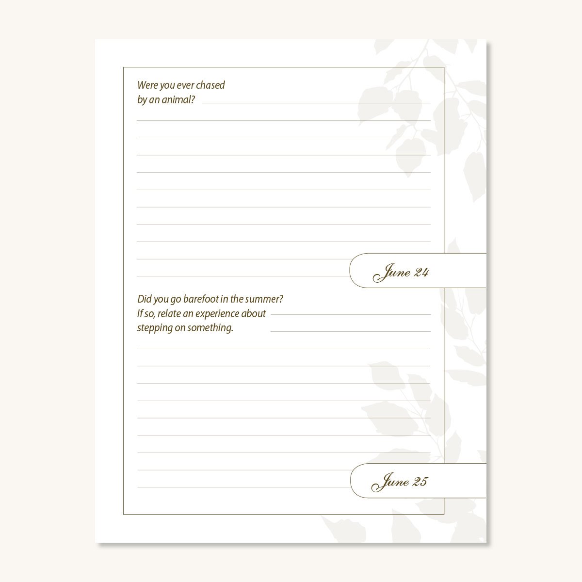 Grandpa, Tell Me Your Memories Hardbound Book