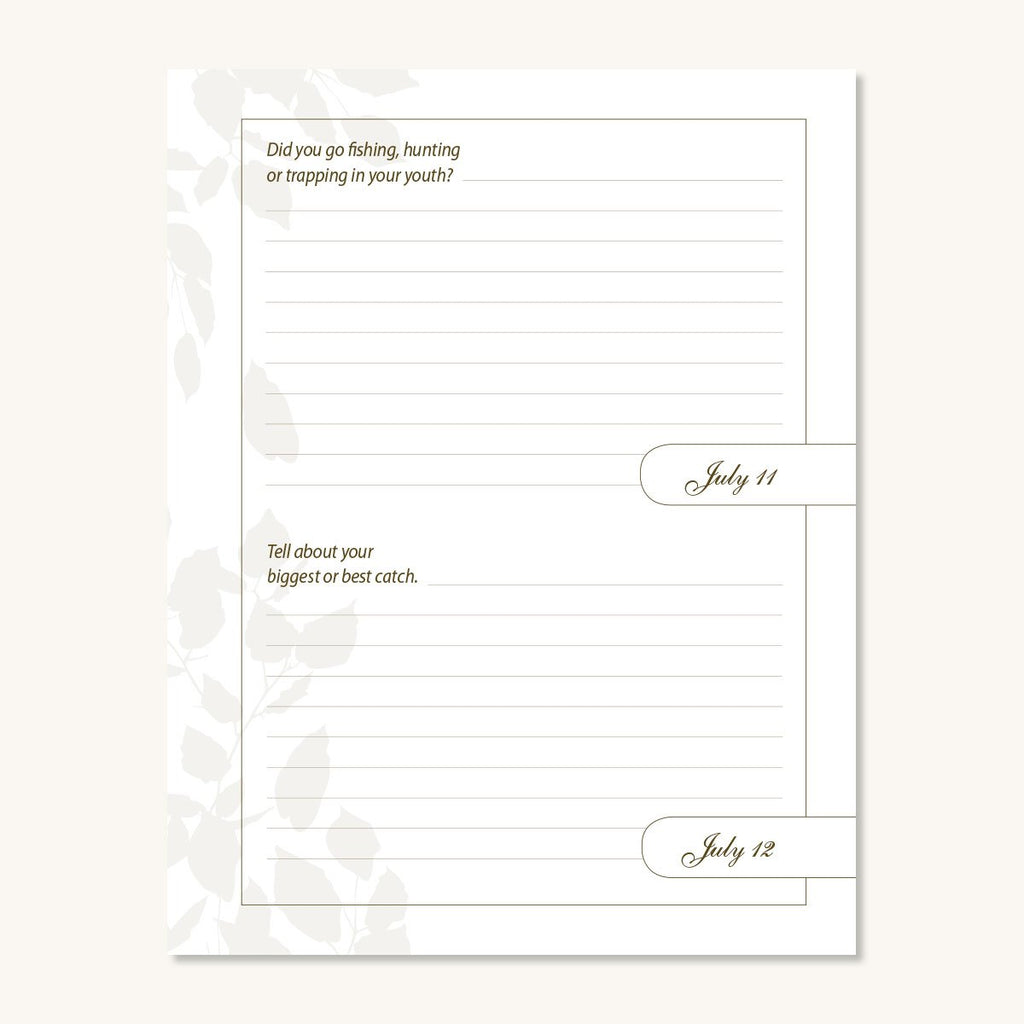 Grandpa, Tell Me Your Memories Hardbound Book