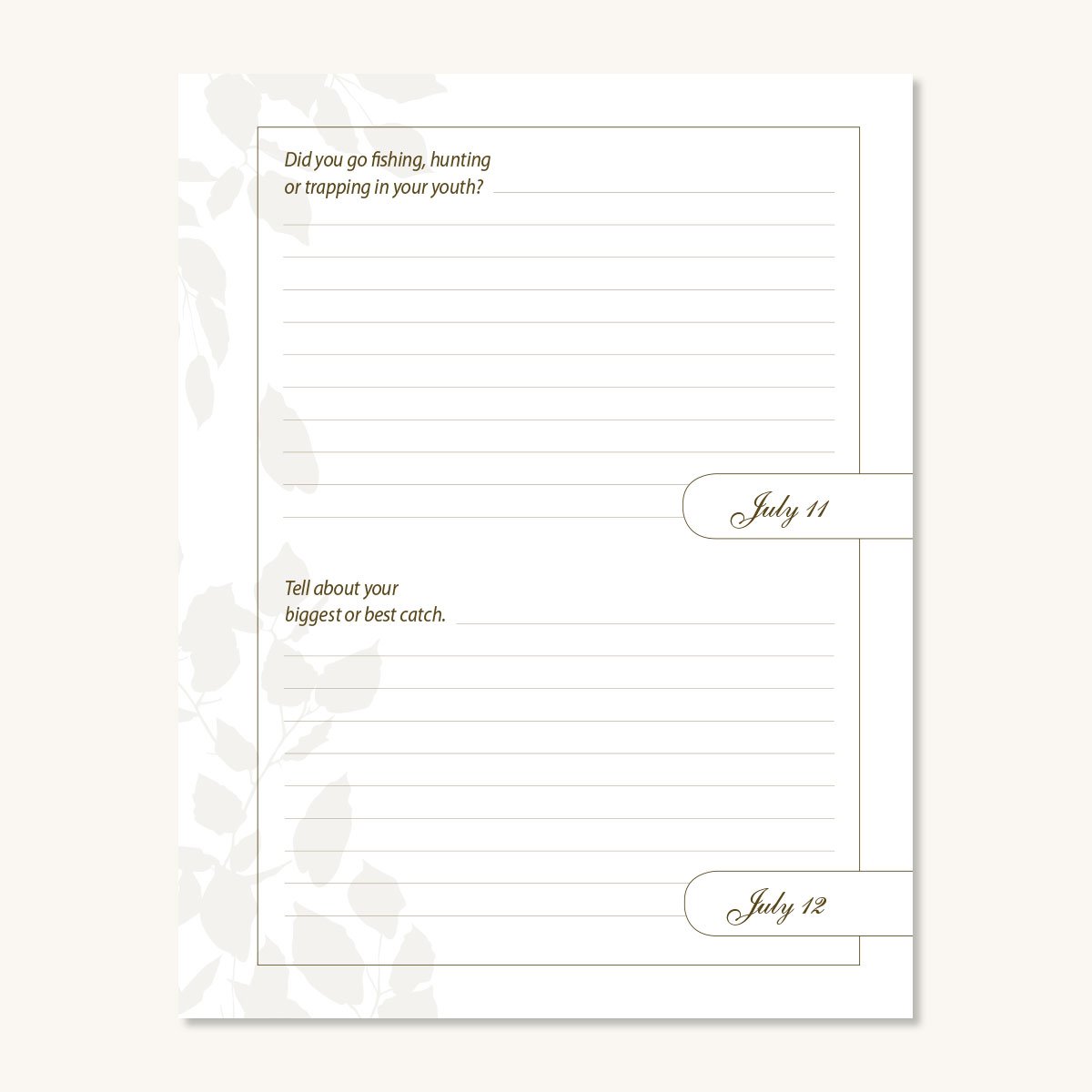 Grandpa, Tell Me Your Memories Hardbound Book