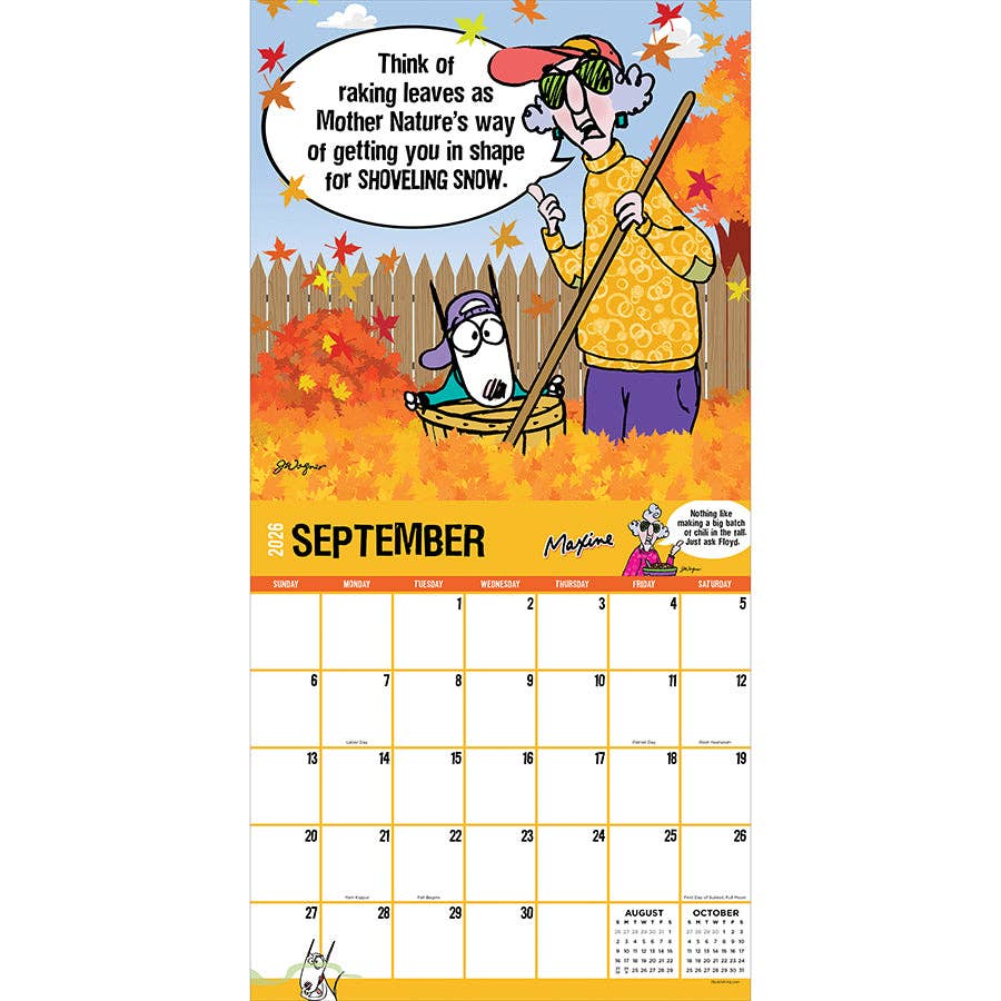 2026 Maxine Wall Calendar