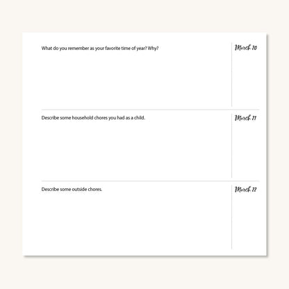 Grandma, Tell Me Your Memories Soft Cover Journal