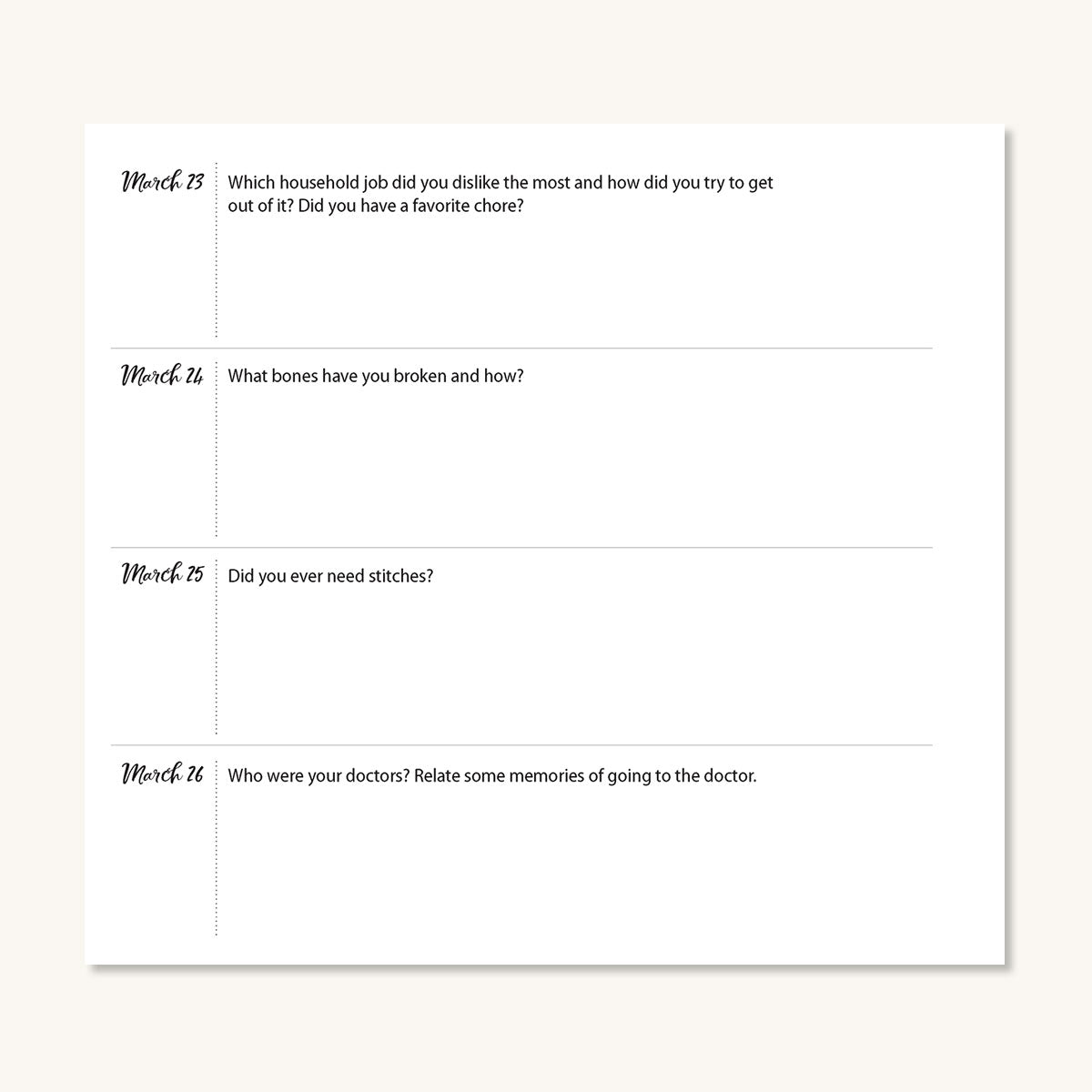 Grandma, Tell Me Your Memories Soft Cover Journal