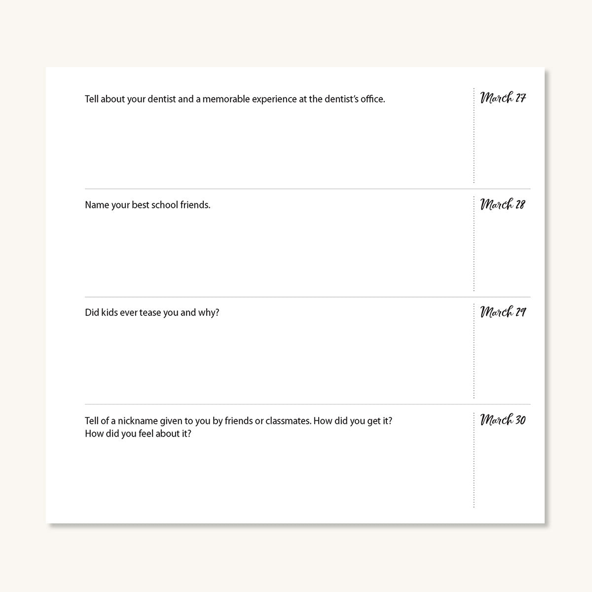 Grandma, Tell Me Your Memories Soft Cover Journal