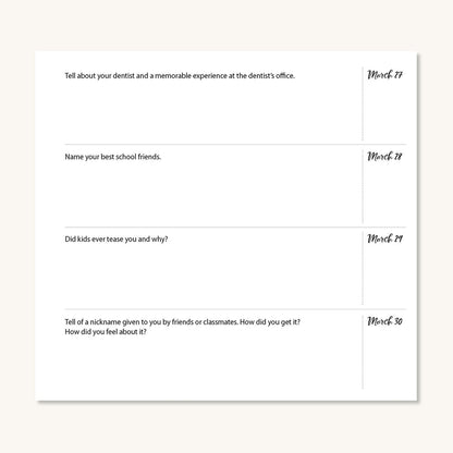 Grandma, Tell Me Your Memories Soft Cover Journal