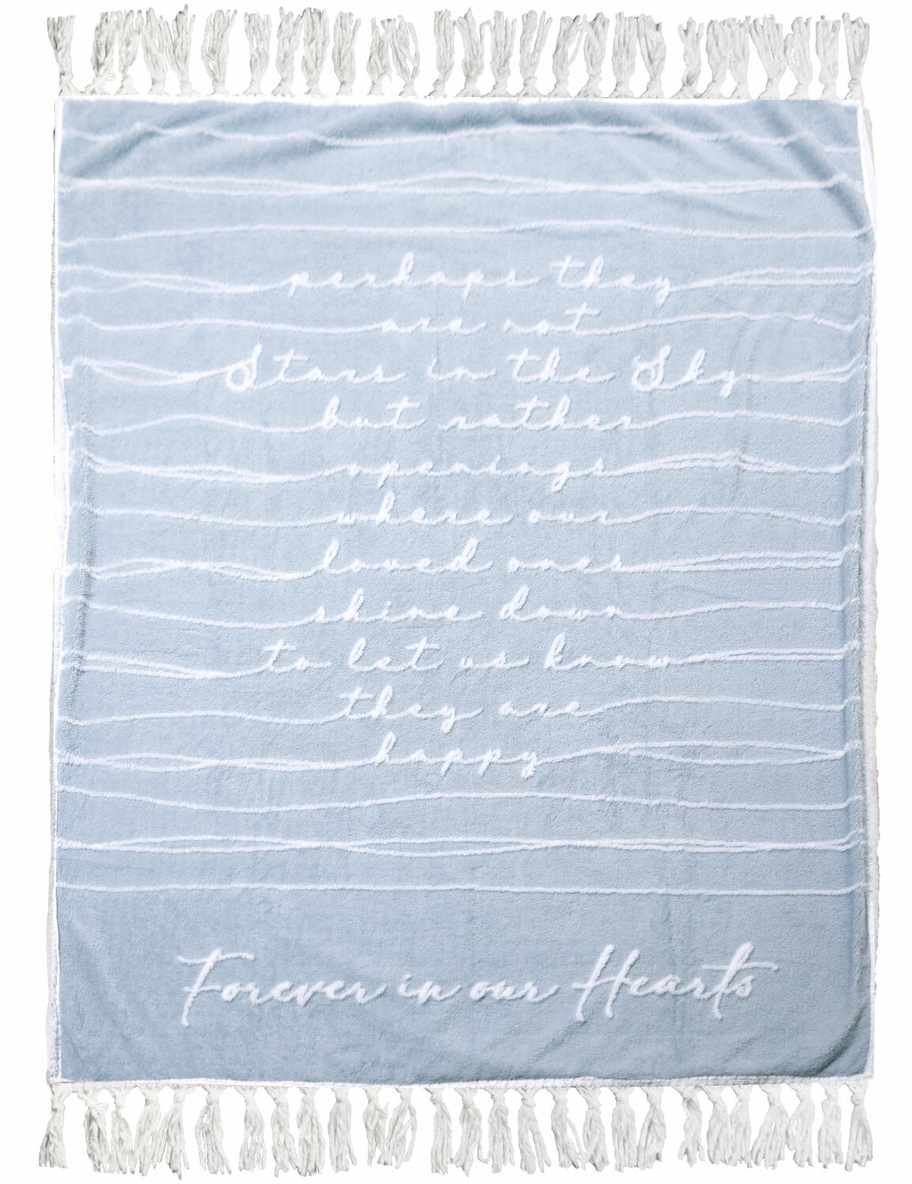 Forever In Our Hearts Inspirational Plush Blanket