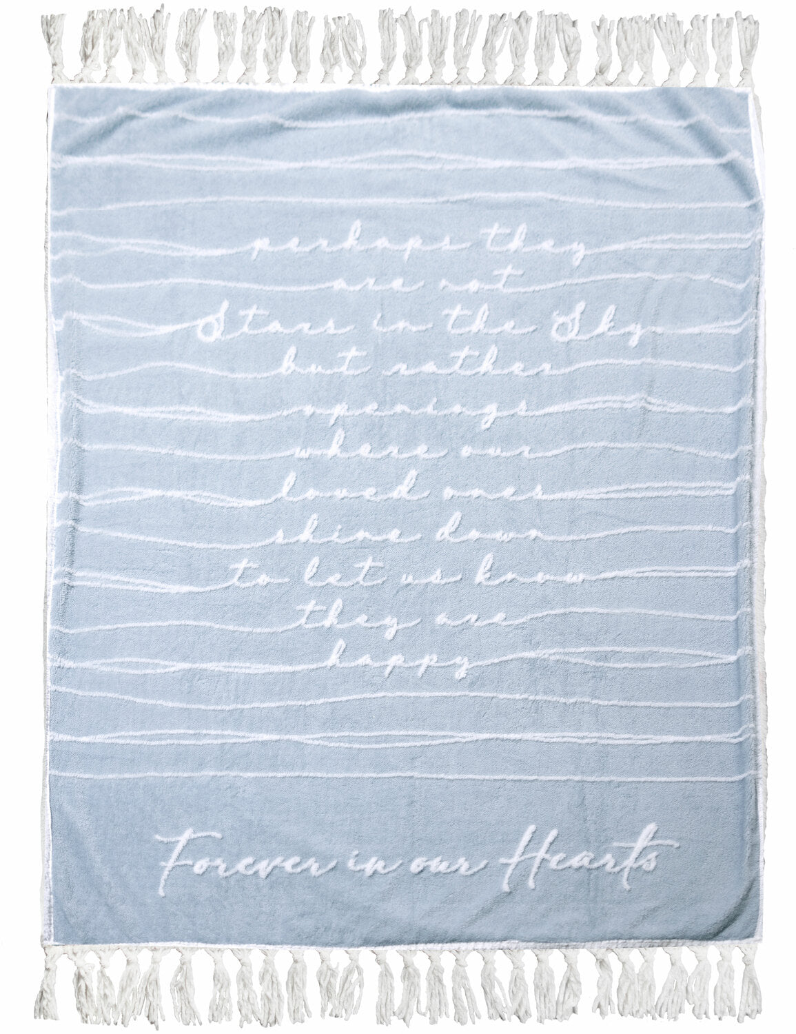 Forever In Our Hearts Inspirational Plush Blanket