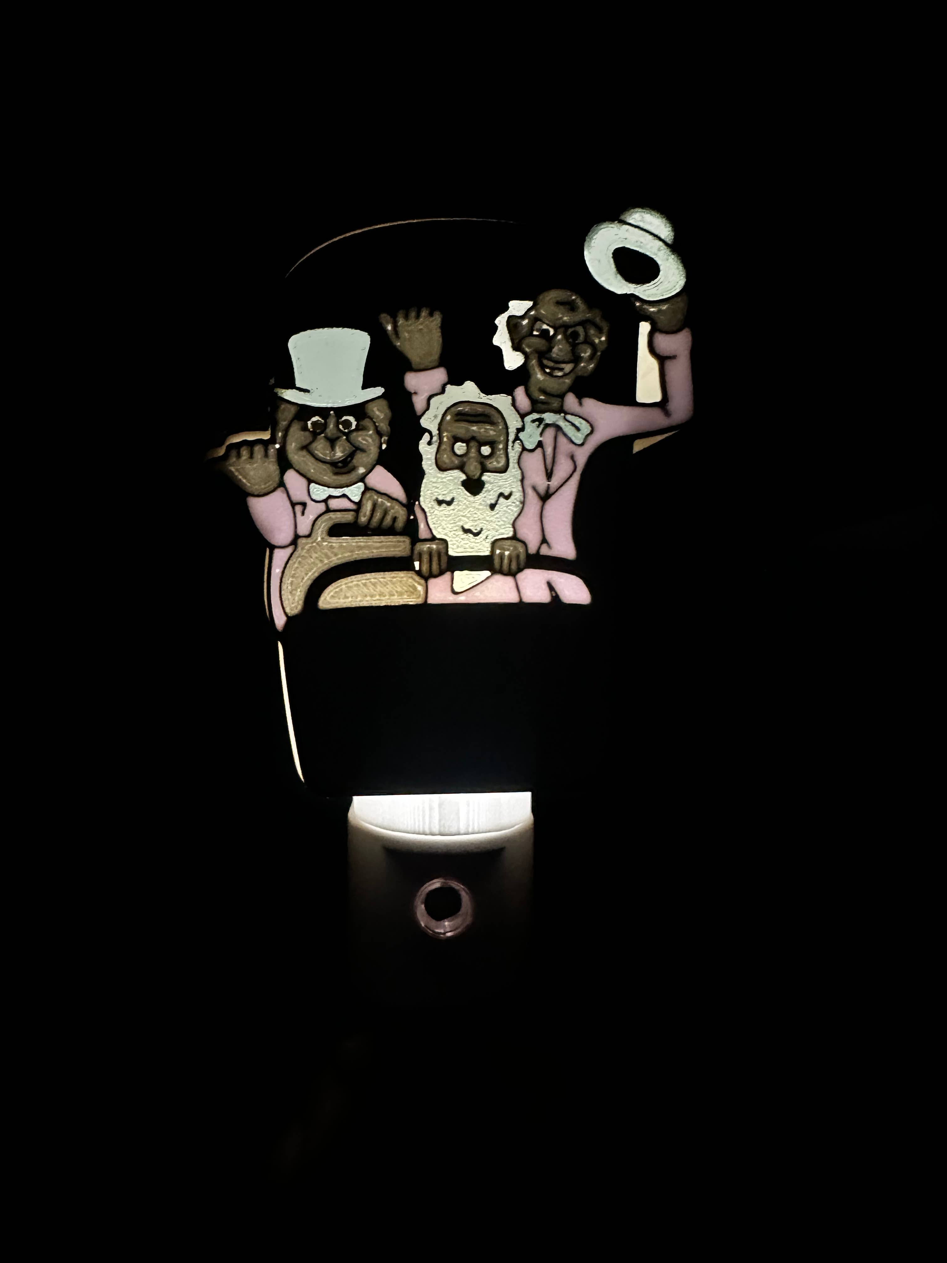 Halloween Haunted Mansion Hitchhiking Ghost Night Light