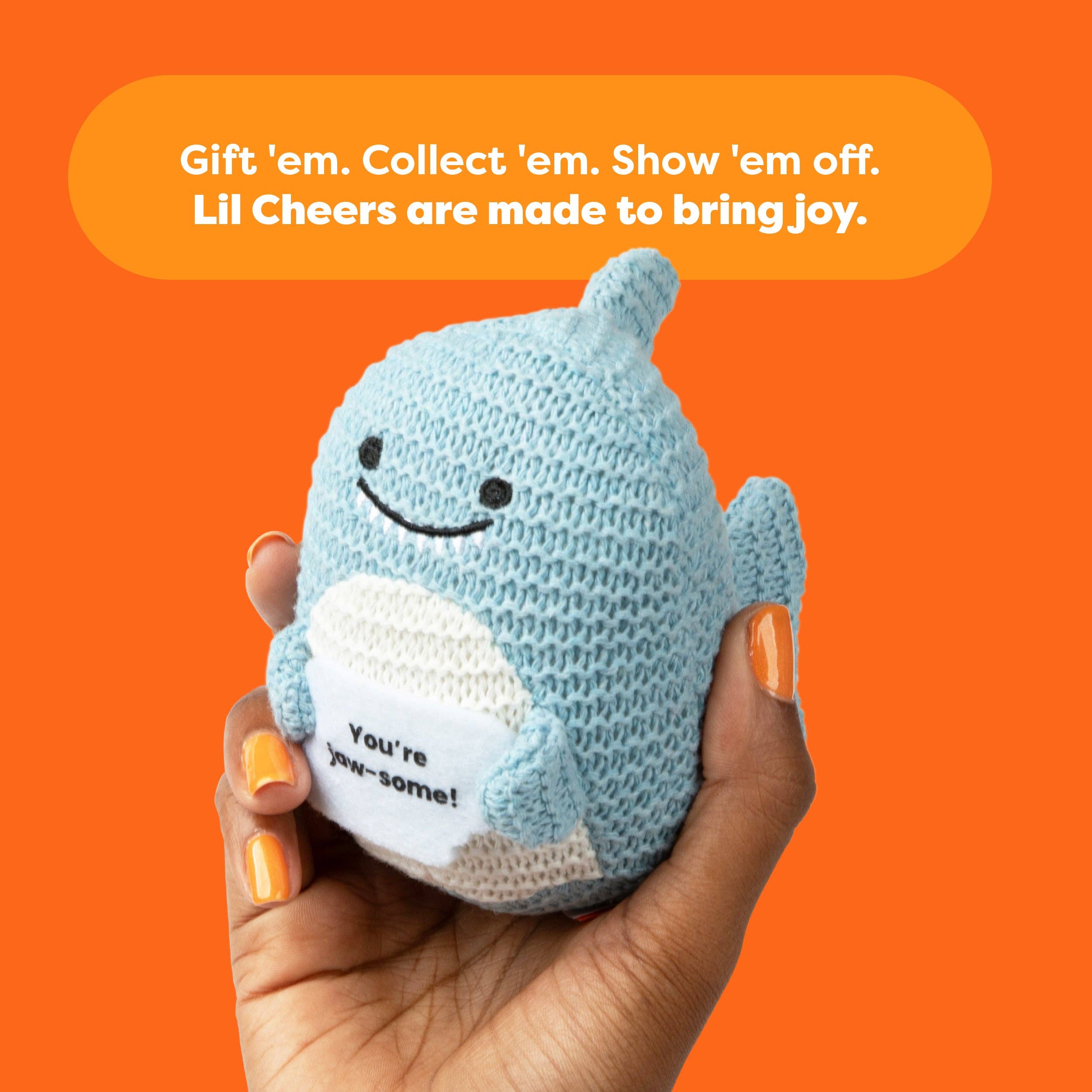 Lil Cheers Shark Crochet Plush