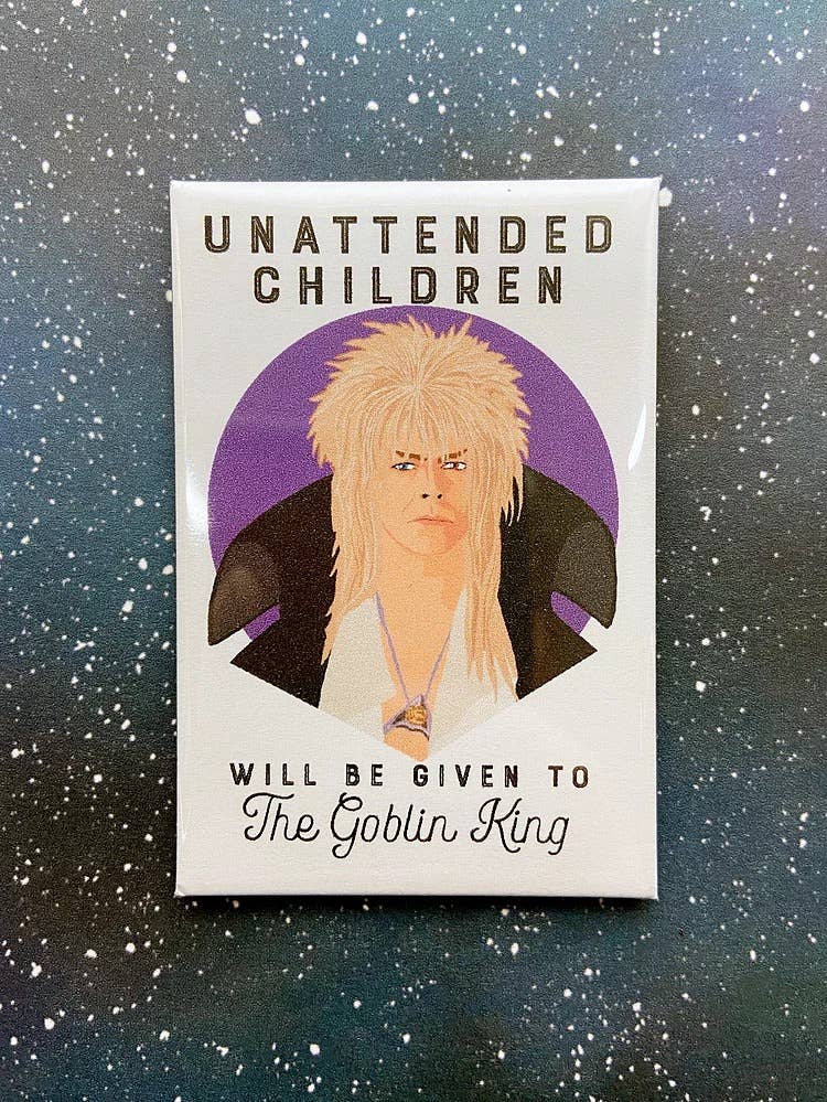 Unattended Children David Bowie Souvenir Magnet