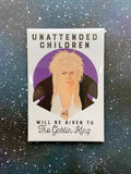 Unattended Children David Bowie Souvenir Magnet