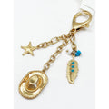 Western Style Metal Bag Charm and Key Chain