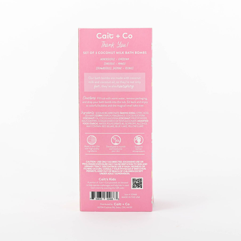 Thank You Bath Bomb Gift Set