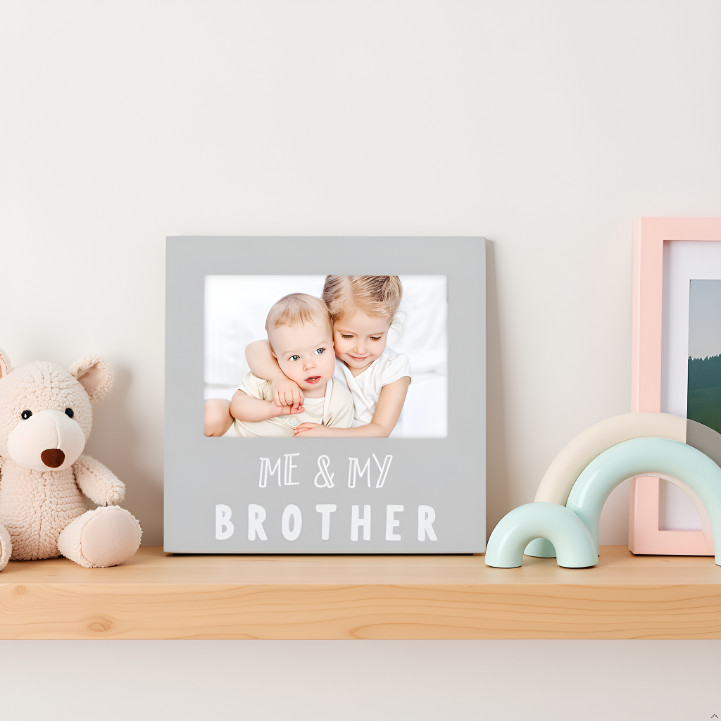 Me and My Brother Sentiment Picture Frame