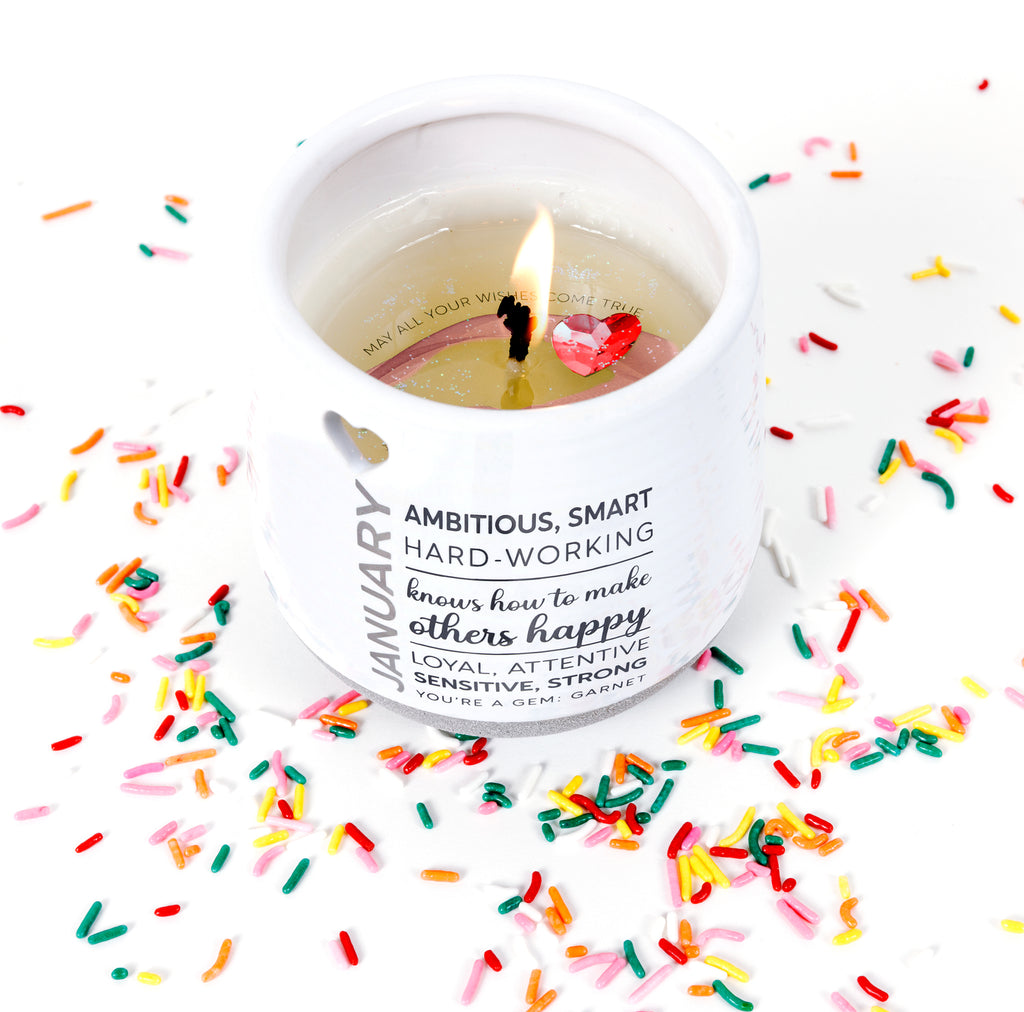 January Soy Wax Reveal Candle