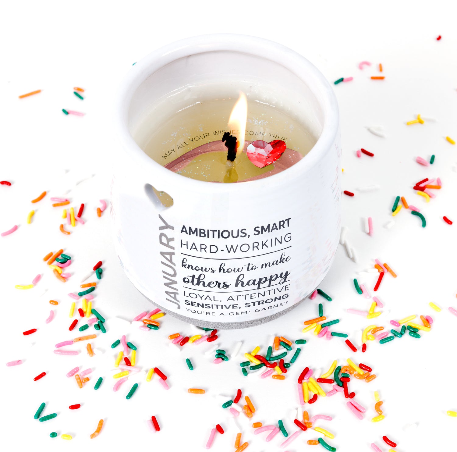January Soy Wax Reveal Candle
