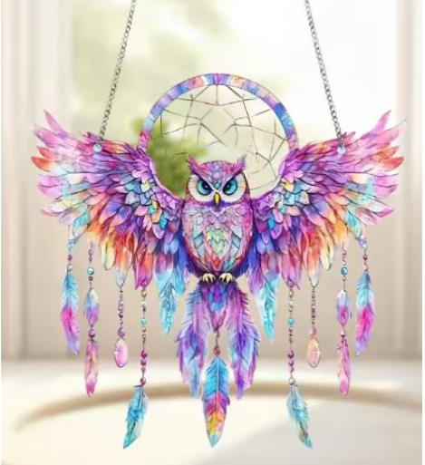 Owl Acrylic Suncatcher