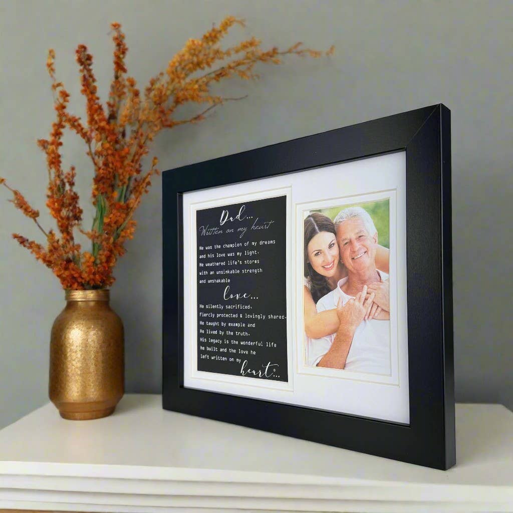 Dad Written On My Heart: Remembrance Gift For Father