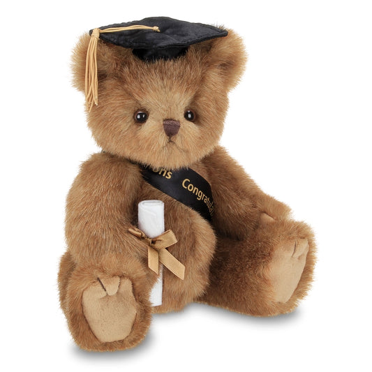 Smarty Graduation Bear Black Hat
