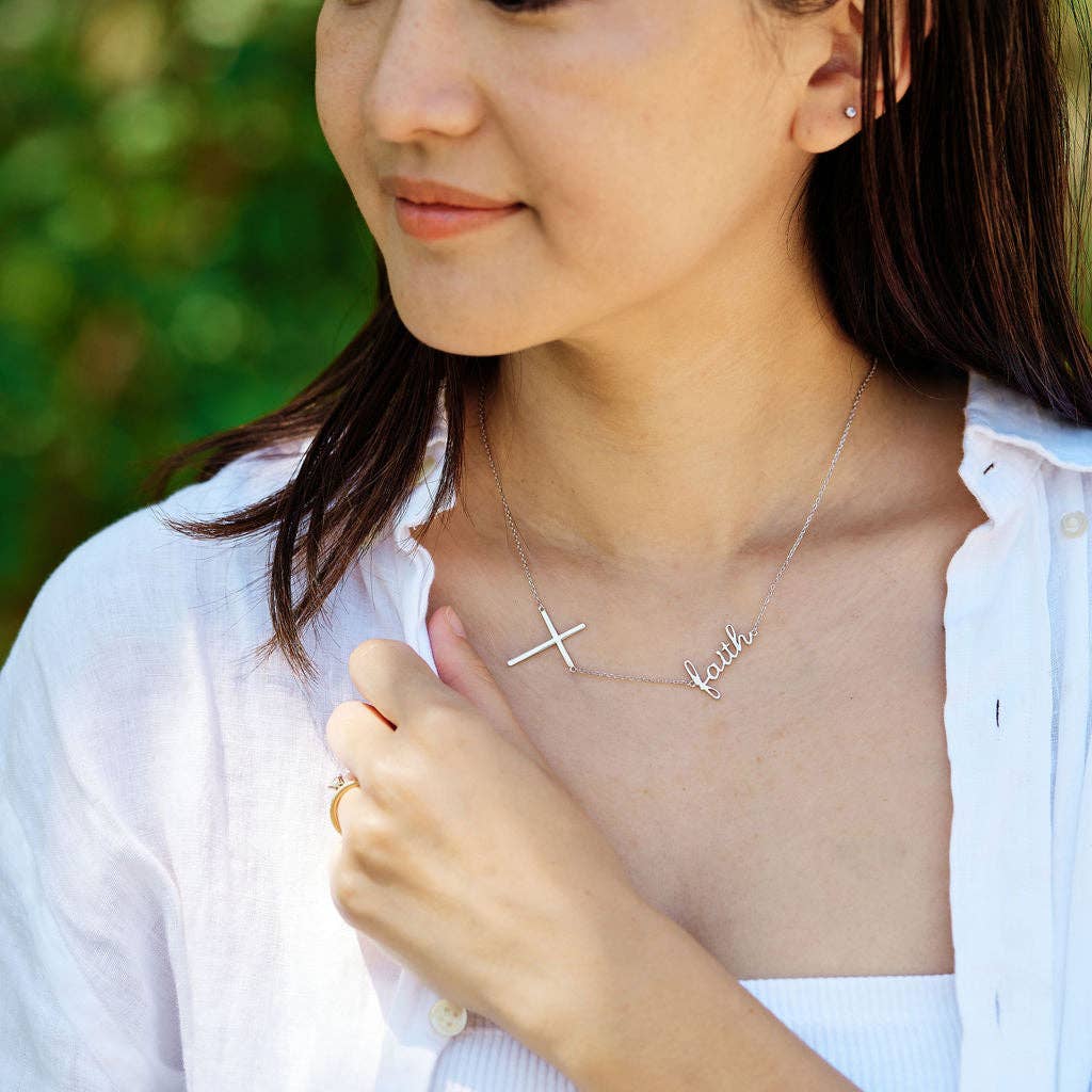Faith And Cross Necklace