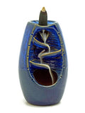 Blue Ceramic Back Flow Incense Burner