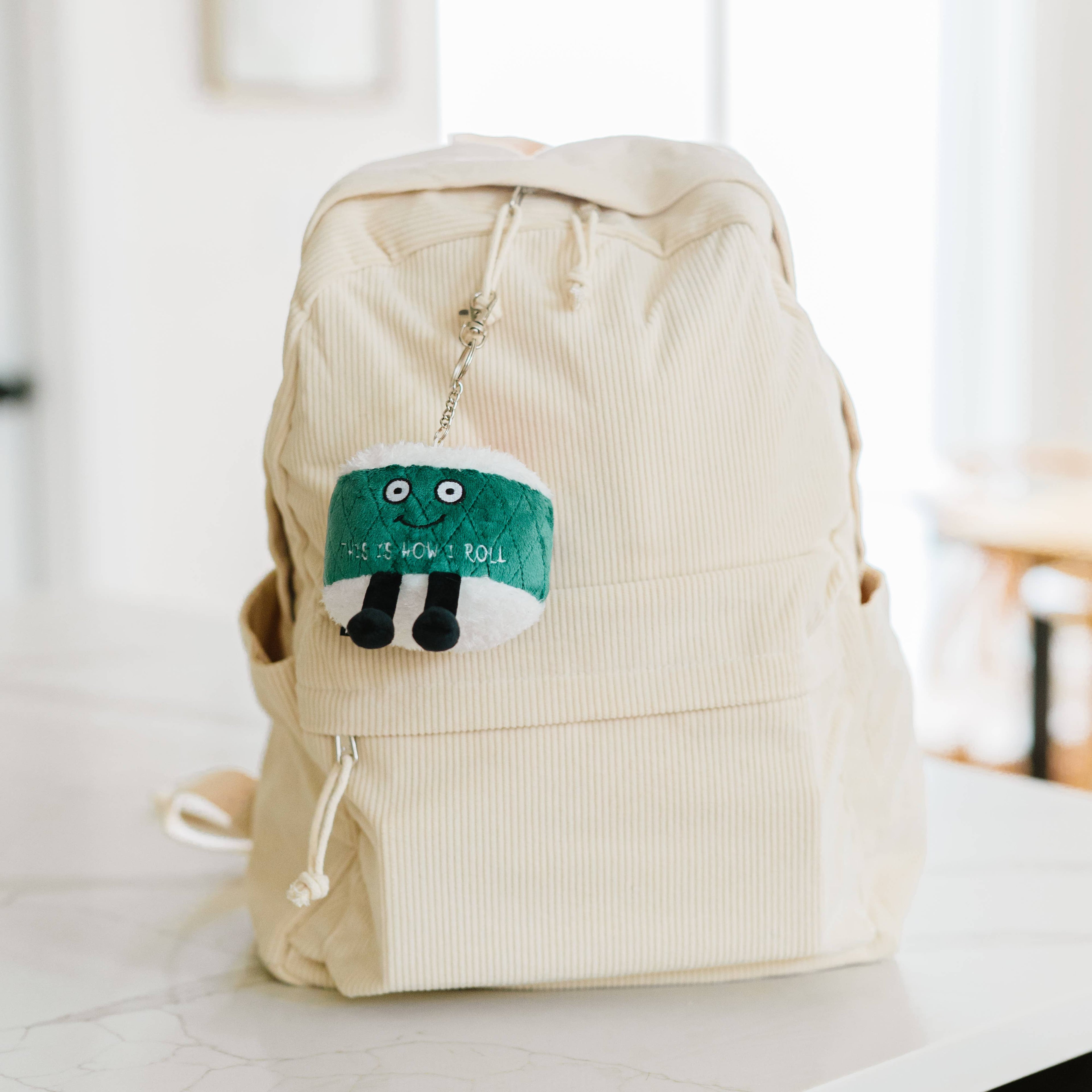This Is How I Roll Funny Plush Bag Charm