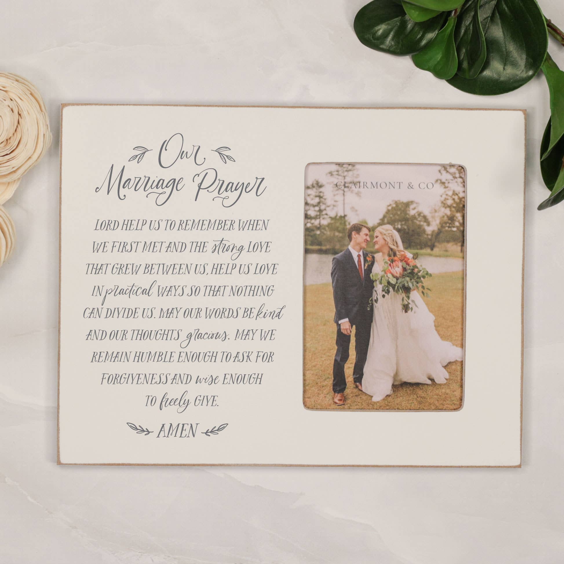 Our Marriage Prayer Picture Frame