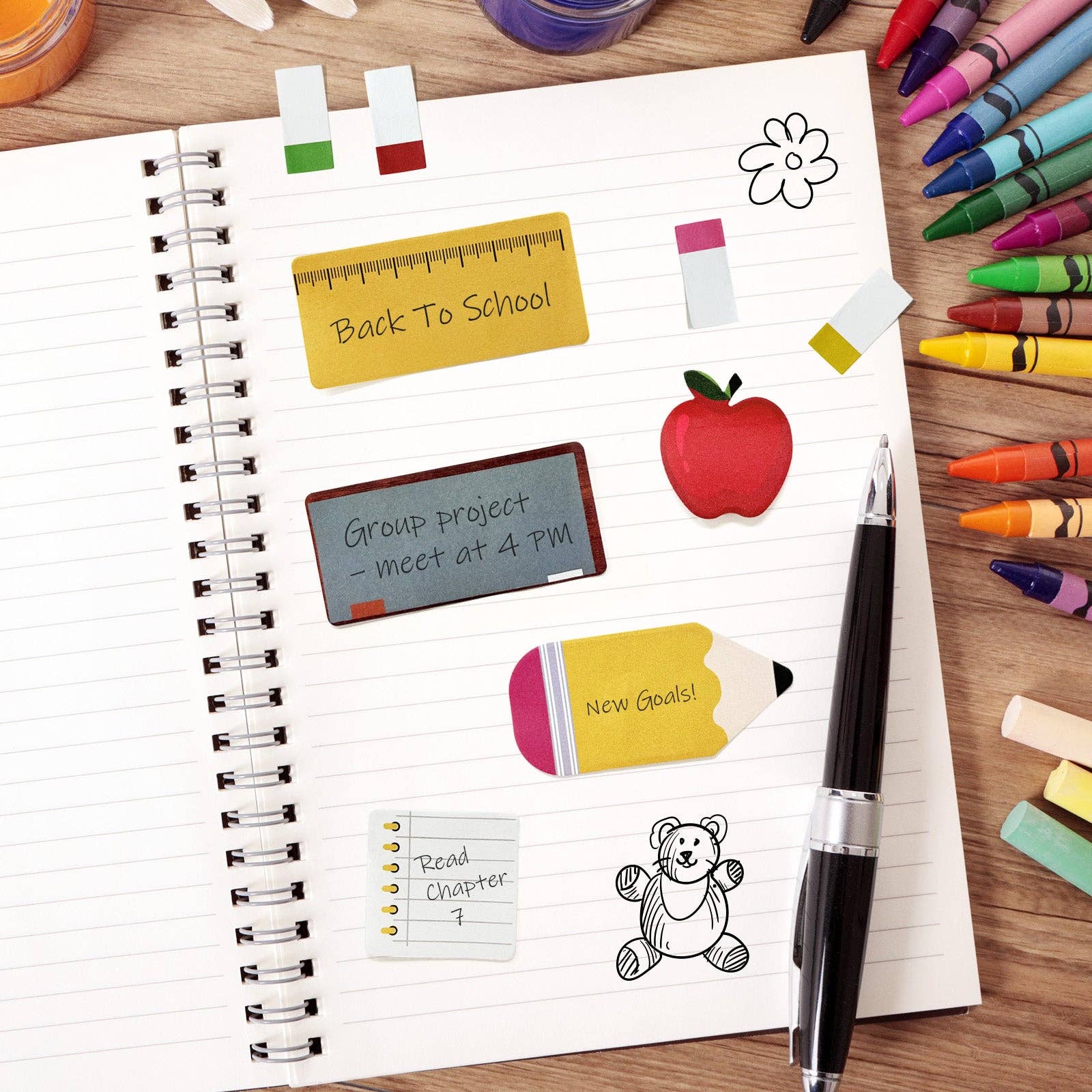 Teacher Appreciation 440 Sheets Sticky Notes Set