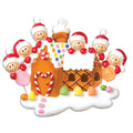 Gingerbread House Family Personalized Ornament