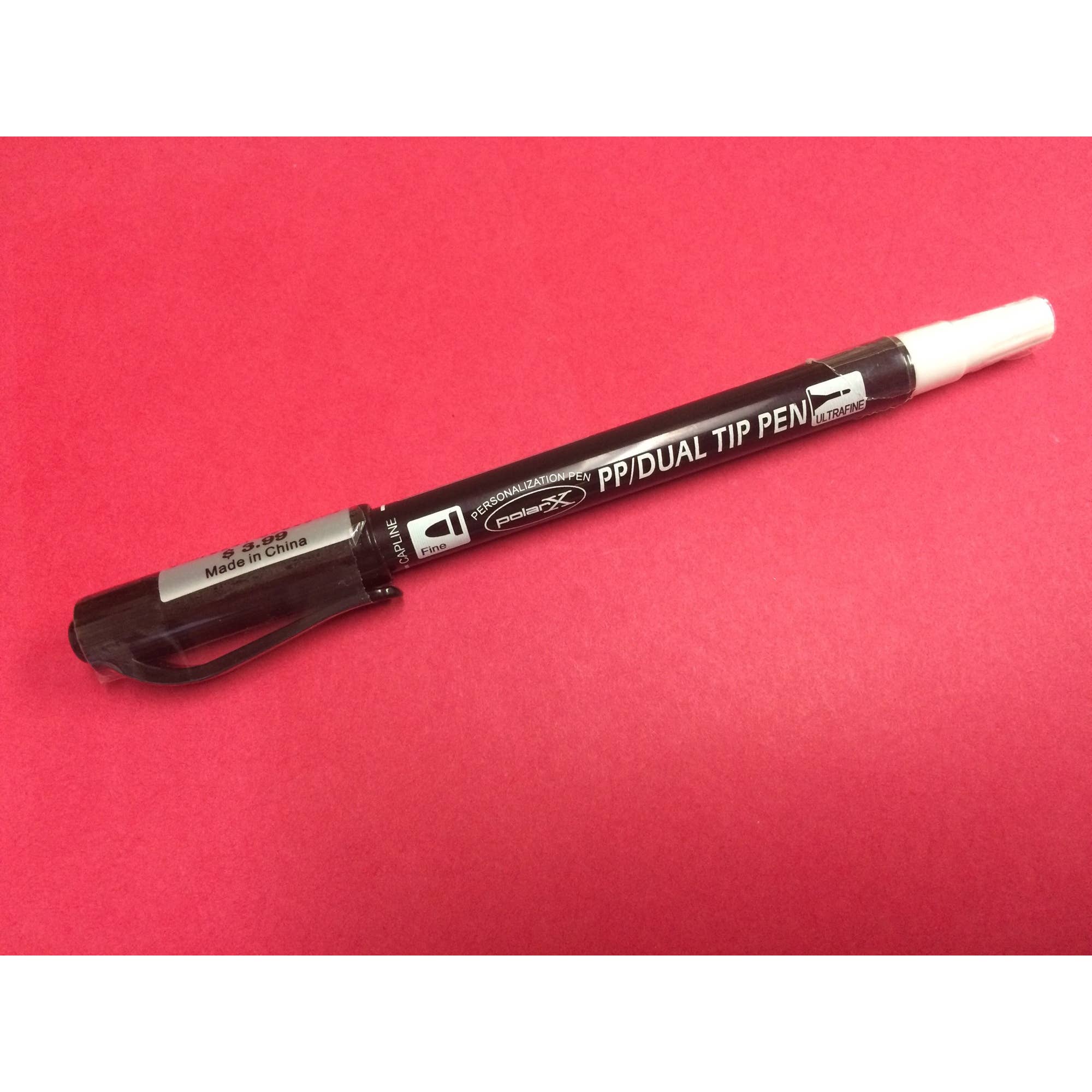 Black Personalizing Dual Tip Pen