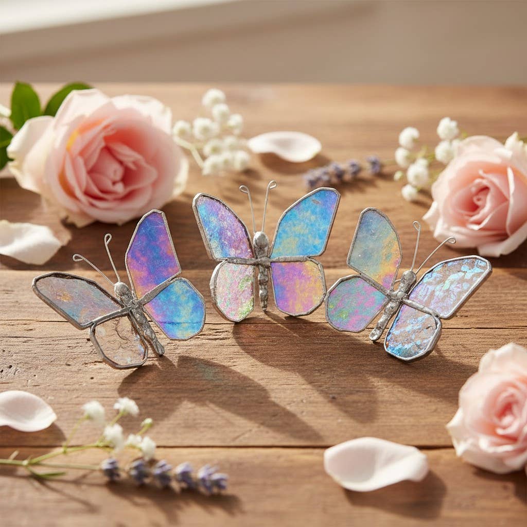 Mom Now that I'm Older: Handmade Glass Butterfly