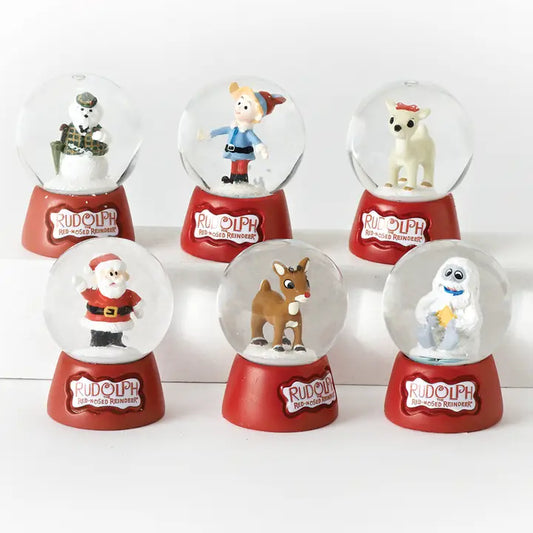 Rudolph Mini Snow Globes