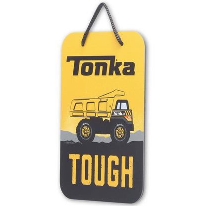 Hasbro Tonka Tough Dump Truck Hanging Metal Sign