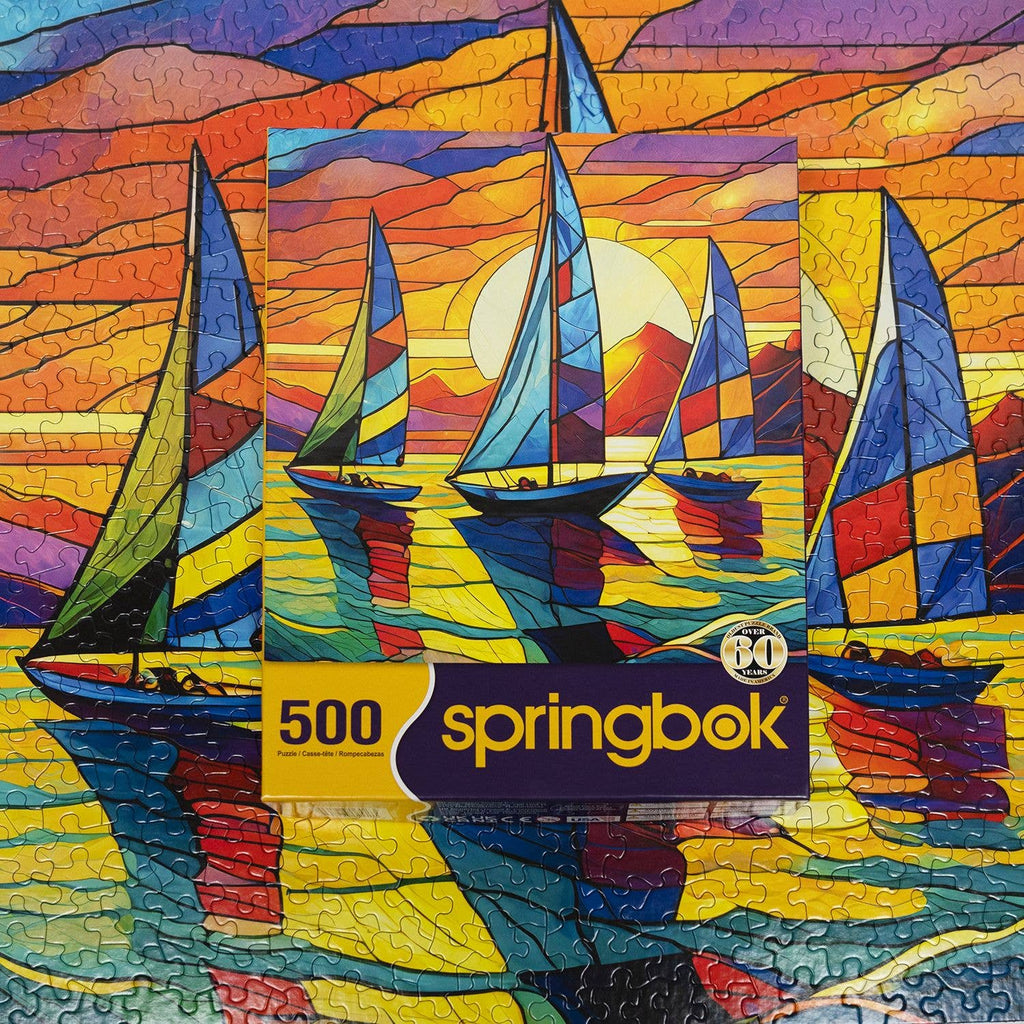 Sunset Sailing 500 Piece Jigsaw Puzzle