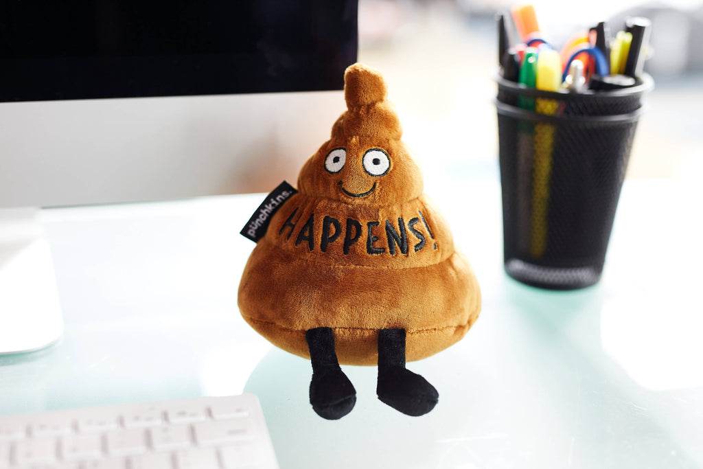 Poop Happens Funny Plush