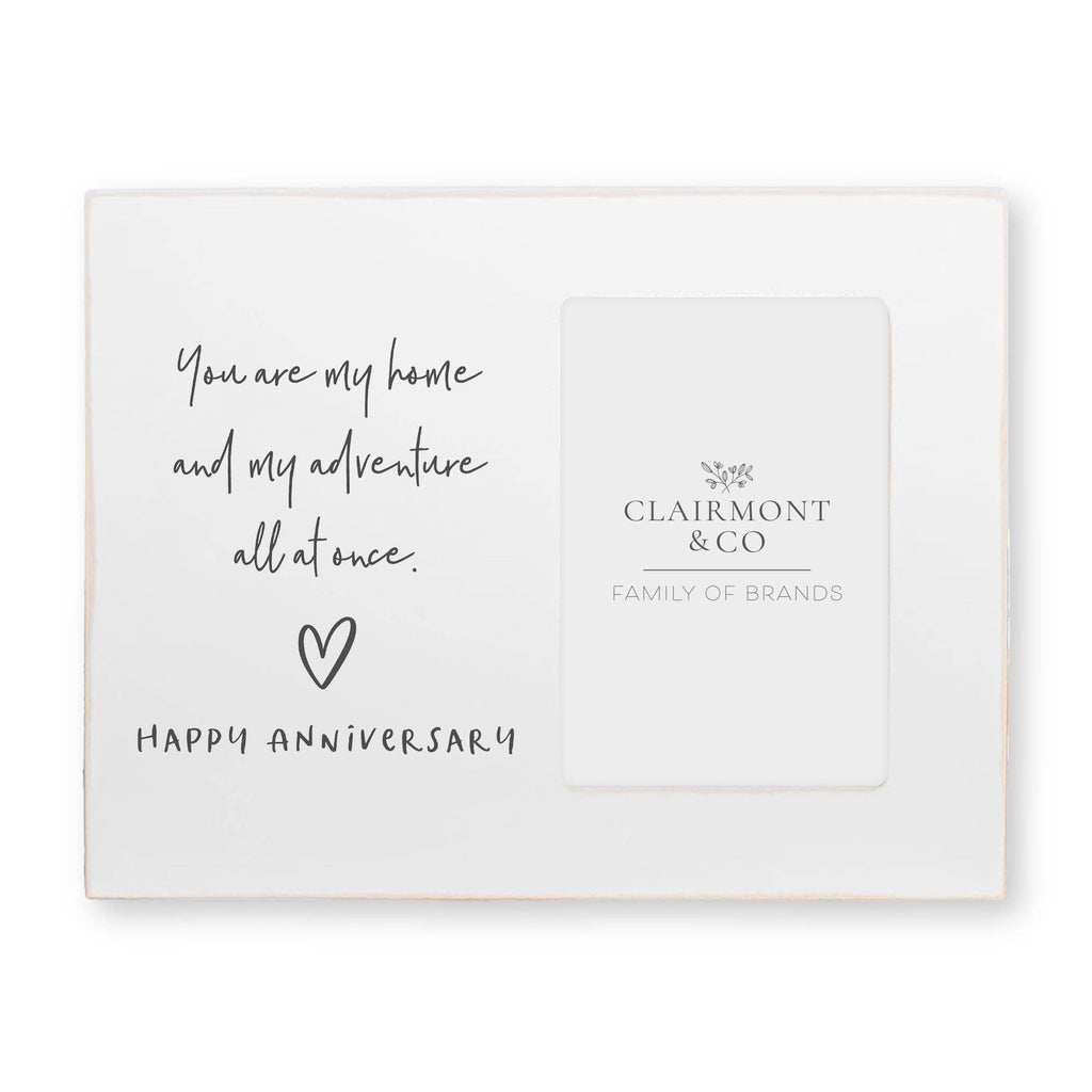 You Are My Home Anniversary Frame