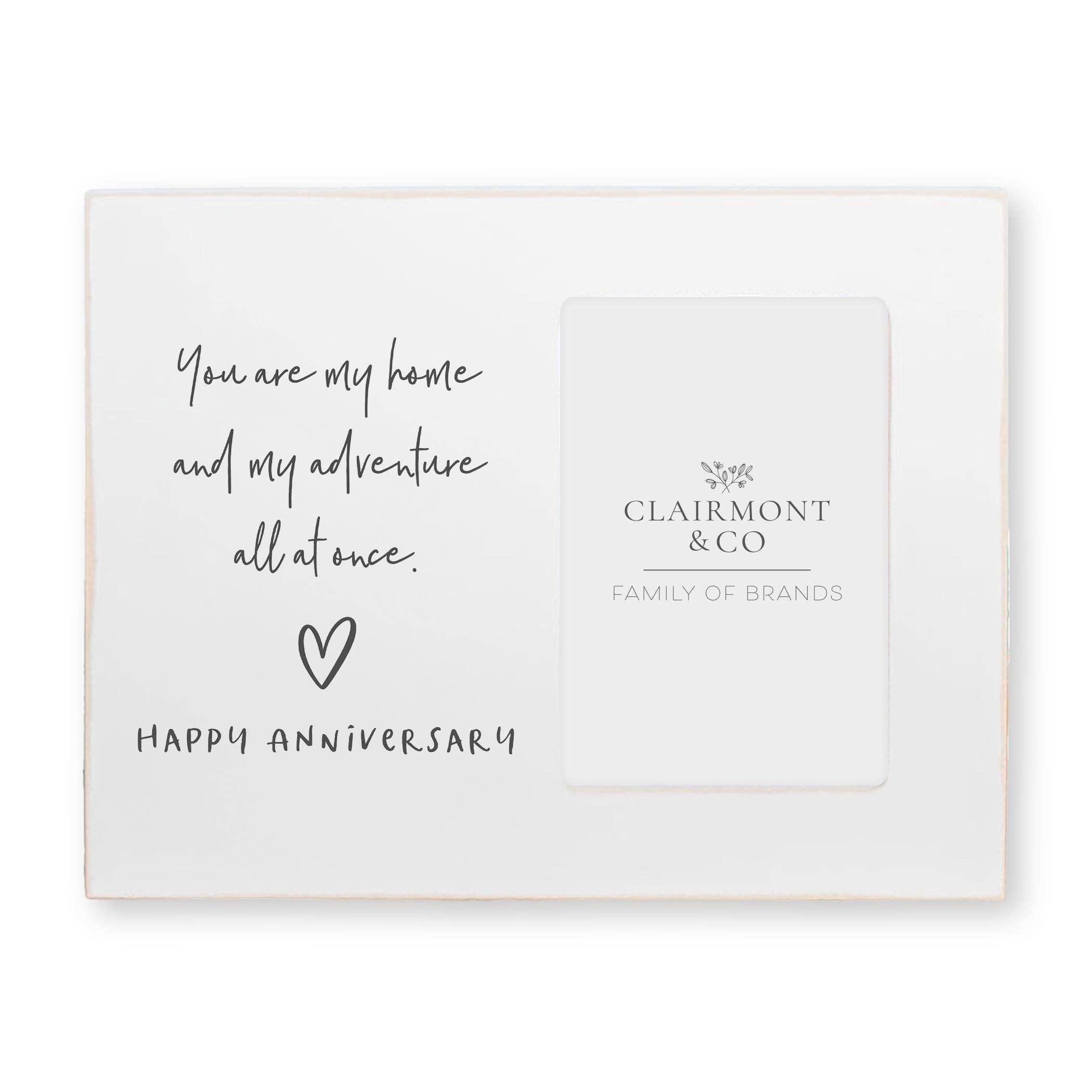 You Are My Home Anniversary Frame