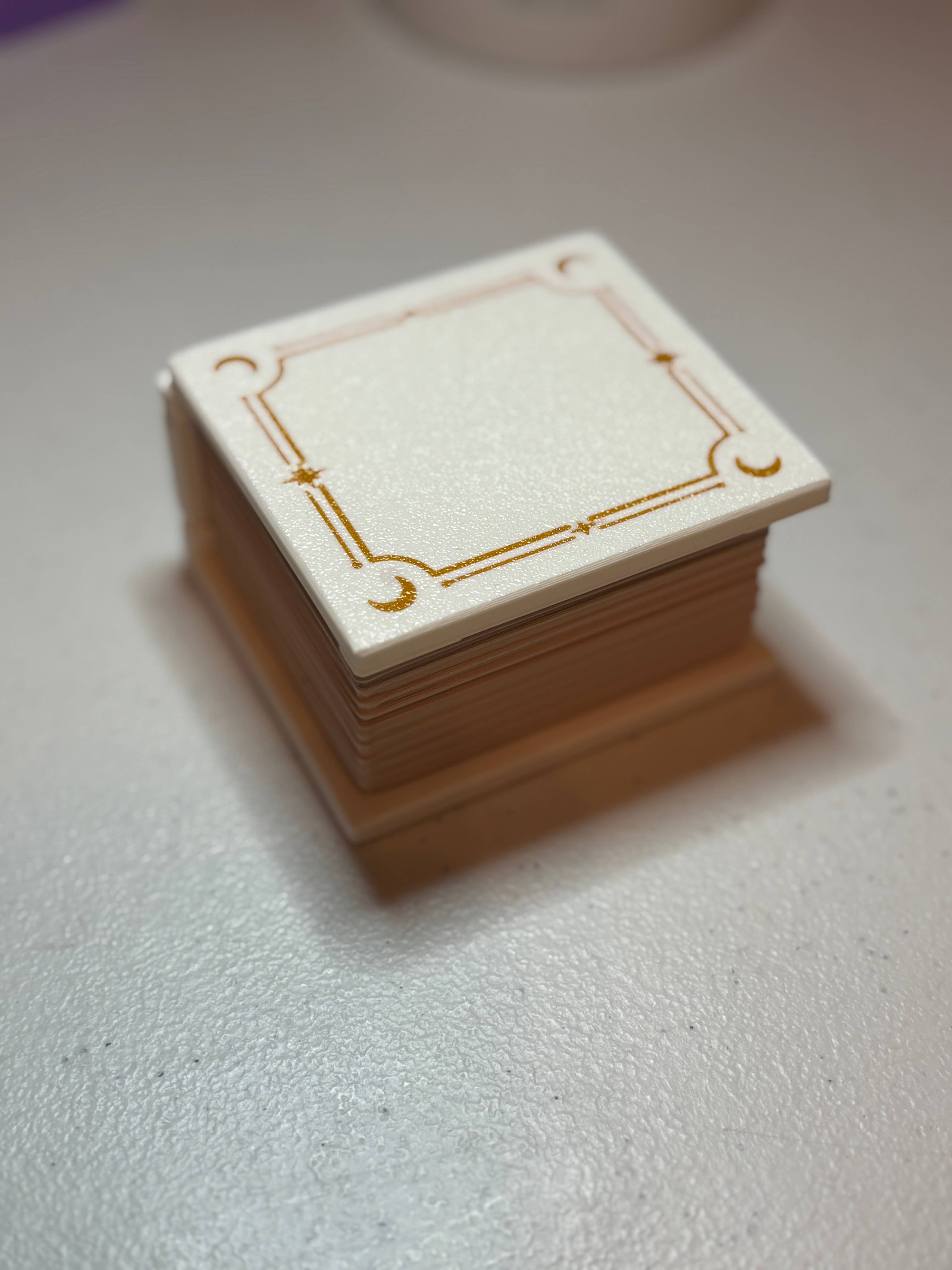 Book Shaped Trinket Box: Moon (blue)