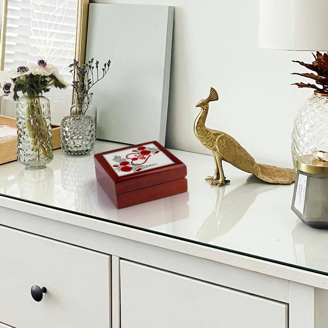 40th Ruby Anniversary Jewelry Box: Jewelry Box