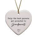 Only The Best Parents Get Promoted To Grandparents Keepsake Ornament