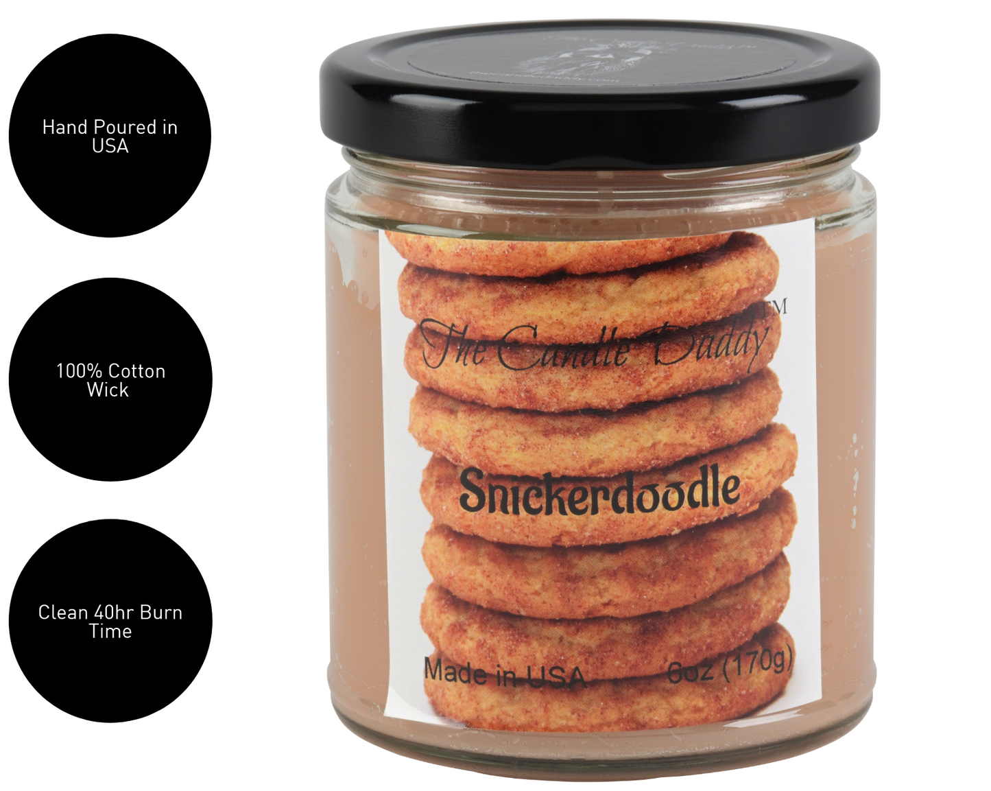 Snickerdoodle Cookie Scented Jar Candle
