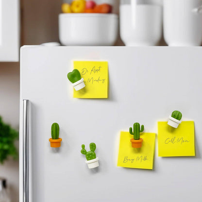 Refrigerator Magnets for Kitchen: Mini Cactus