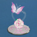 Mom I Love YouGlass Butterfly Figurine
