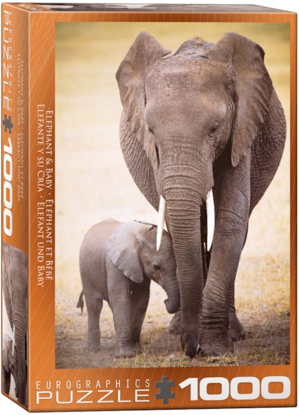 Elephant and Baby Puzzle