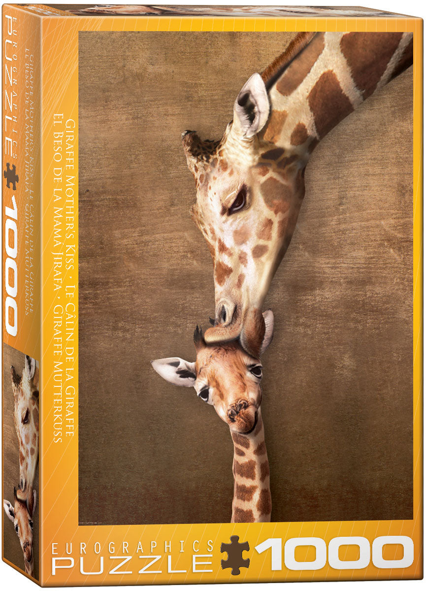 Giraffe Mother's Kiss Puzzle