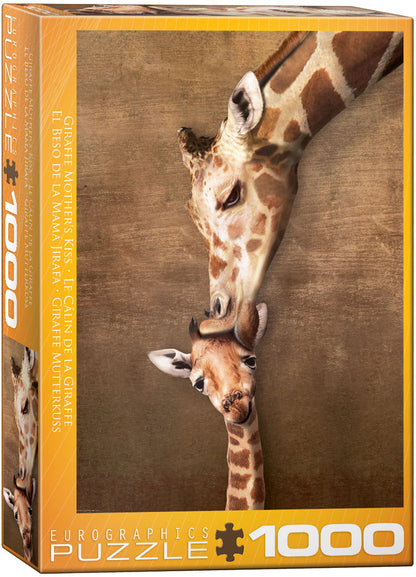 Giraffe Mother's Kiss Puzzle