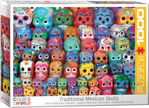 Traditional Mexican Skulls Puzzle