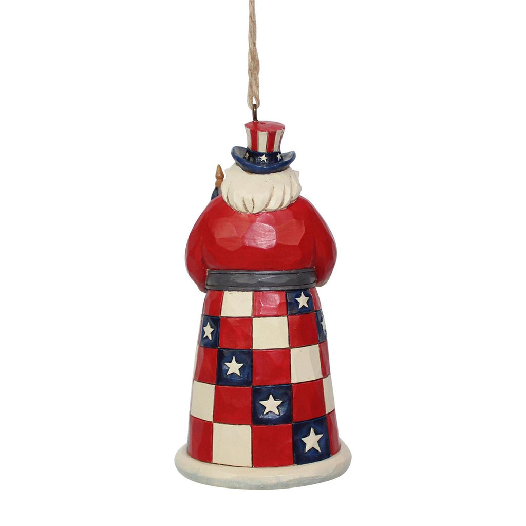 Jim Shore American Santa Ornament
